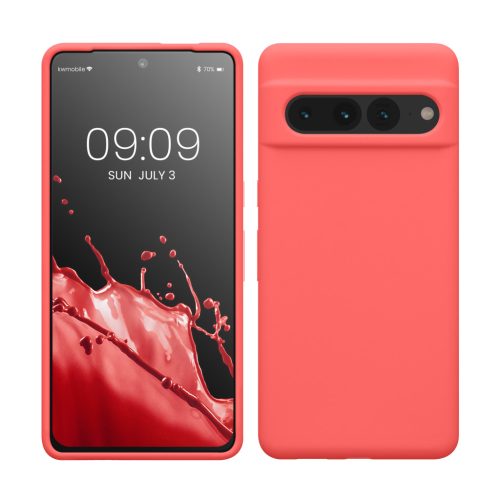 Pouzdro Kwmobile pro Google Pixel 7 Pro, růžové, silikonové, KWM0000171J043C