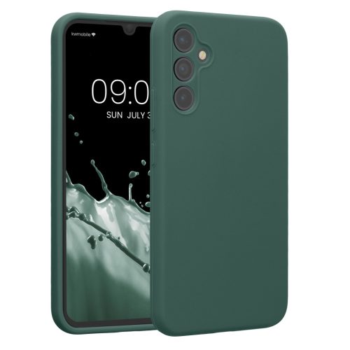 Pouzdro Kwmobile pro Samsung Galaxy A34 5G, zelené, silikonové, KWM000018GC053C