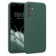 Pouzdro Kwmobile pro Samsung Galaxy A34 5G, zelené, silikonové, KWM000018GC053C