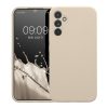 Pouzdro Kwmobile pro Samsung Galaxy A34 5G, krémové, silikonové, KWM000018GC057C