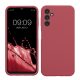Pouzdro Kwmobile pro Samsung Galaxy A14 5G, tmavě růžové, silikonové, KWM000018GD041C