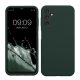 Pouzdro Kwmobile pro Samsung Galaxy A14 5G, tmavě zelené, silikonové, KWM000018GD042C