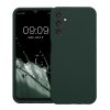 Pouzdro Kwmobile pro Samsung Galaxy A14 5G, tmavě zelené, silikonové, KWM000018GD042C