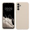 Pouzdro Kwmobile pro Samsung Galaxy A14 5G, krémové, silikonové, KWM000018GD046C