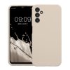 Pouzdro Kwmobile pro Samsung Galaxy A14 5G, krémové, silikonové, KWM000018GD046C
