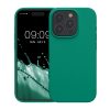 Silikonový kryt Kwmobile pro Apple iPhone 15 Pro, zelený, KWM000020CC028C