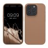 Silikonový kryt Kwmobile pro Apple iPhone 15 Pro, krémový, KWM000020CC030C
