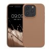 Silikonový kryt Kwmobile pro Apple iPhone 15 Pro, krémový, KWM000020CC030C