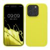 Silikonový kryt Kwmobile pro Apple iPhone 15 Pro, žlutý, KWM000020CC032C