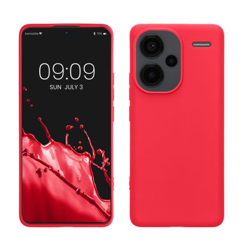 Pouzdro Kwmobile pro Xiaomi Redmi Note 13 Pro Plus 5G, růžové, silikonové, KWM000020KI004C