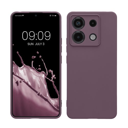 Pouzdro Kwmobile pro Xiaomi Redmi Note 13 Pro 5G, fialové, silikonové, KWM000020LD022C