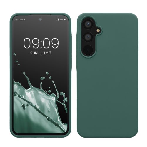 Pouzdro Kwmobile pro Samsung Galaxy A55 5G, zelené, silikonové, KWM000021ME021C