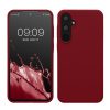 Silikonový kryt Kwmobile pro Samsung Galaxy A55 5G, červený, KWM000021ME023C