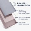 Pouzdro Kwmobile pro Samsung Galaxy A55 5G, světle fialové, silikonové, KWM000021ME024C