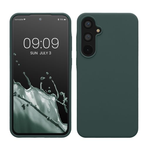 Pouzdro Kwmobile pro Samsung Galaxy A55 5G, zelené, silikonové, KWM000021ME029C
