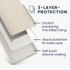 Pouzdro Kwmobile pro Samsung Galaxy A55 5G, bílé, silikonové, KWM000021ME030C