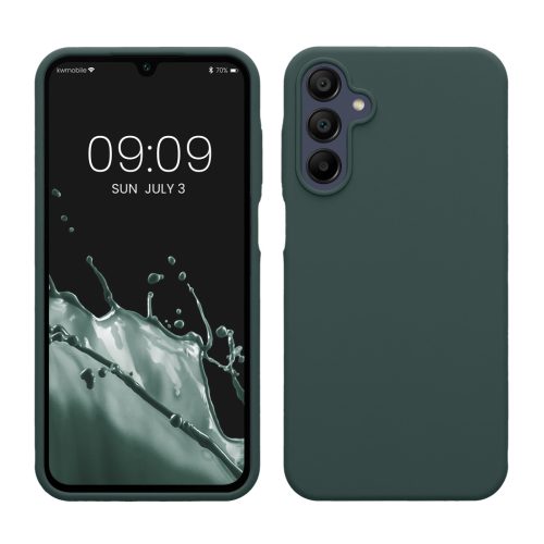 Pouzdro Kwmobile pro Samsung Galaxy A15 5G, zelené, silikonové, KWM000021MF025C
