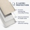 Pouzdro Kwmobile pro Samsung Galaxy A15 5G, bílé, silikonové, KWM000021MF026C