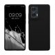 Pouzdro Kwmobile pro Motorola Edge 50 Fusion, černé, silikonové, KWM000022SQ001C
