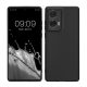 Pouzdro Kwmobile pro Motorola Edge 50 Fusion, černé, silikonové, KWM000022SR001C