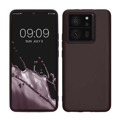 Pouzdro Kwmobile pro Xiaomi 13T/13T Pro, tmavě fialové, silikonové, KWM000020IW007C