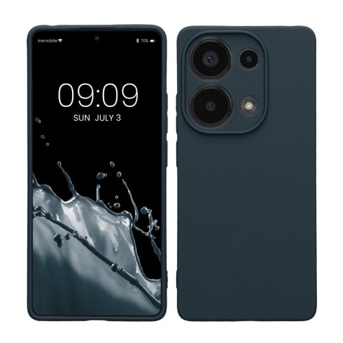 Pouzdro Kwmobile pro Xiaomi Redmi Note 13 Pro, tmavě zelené, silikonové, KWM000020LY013C