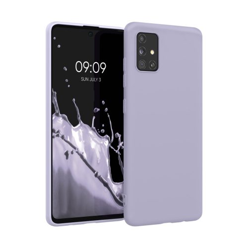 Silikonový kryt Kwmobile pro Samsung Galaxy A51, světle fialový, KWM000010YZ053C