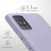 Silikonový kryt Kwmobile pro Samsung Galaxy A51, světle fialový, KWM000010YZ053C