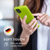 Silikonový kryt Kwmobile pro Samsung Galaxy A12, zelený, KWM000012BL064C