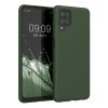 Silikonový kryt Kwmobile pro Samsung Galaxy A12, tmavě zelený, KWM000012BL066C