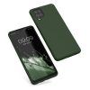 Silikonový kryt Kwmobile pro Samsung Galaxy A12, tmavě zelený, KWM000012BL066C