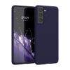 Pouzdro Kwmobile pro Samsung Galaxy S21, tmavě modré, silikonové, KWM000012BS046C