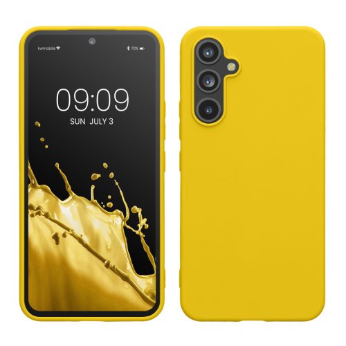 Pouzdro Kwmobile pro Samsung Galaxy A54 5G, žluté, silikonové, KWM000018FR038C