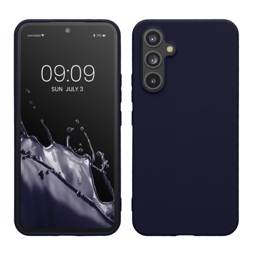 Pouzdro Kwmobile pro Samsung Galaxy A54 5G, tmavě modré, silikonové, KWM000018FR039C