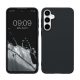 Silikonový kryt Kwmobile pro Samsung Galaxy A55 5G, tmavě modrý, KWM000021MG017C
