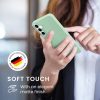 Pouzdro Kwmobile pro Samsung Galaxy A55 5G, světle zelené, silikonové, KWM000021MG021C