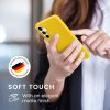 Pouzdro Kwmobile pro Samsung Galaxy A55 5G, žluté, silikonové, KWM000021MG023C