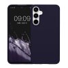 Pouzdro Kwmobile pro Samsung Galaxy A55 5G, tmavě modré, silikonové, KWM000021MG028C