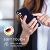 Pouzdro Kwmobile pro Samsung Galaxy A55 5G, tmavě modré, silikonové, KWM000021MG028C