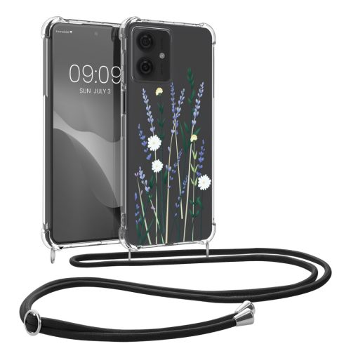 Pouzdro Kwmobile se šňůrkou pro Motorola Moto G64, vícebarevné, silikonové, KWM000022SV002C