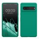 Pouzdro Kwmobile pro Google Pixel 7, zelené, silikonové, KWM0000171I055C