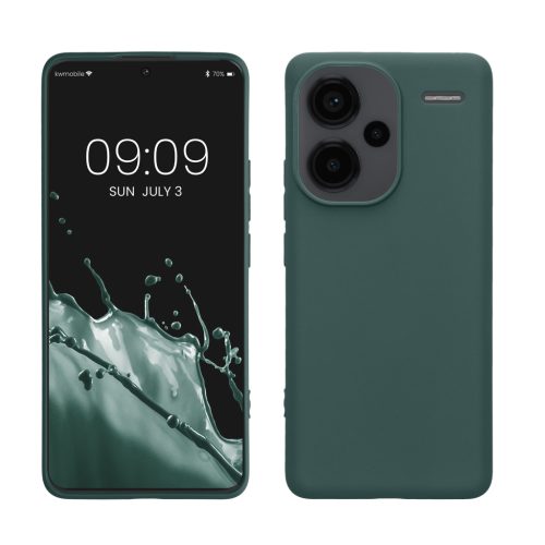 Pouzdro Kwmobile pro Xiaomi Redmi Note 13 Pro Plus 5G, zelené, silikonové, KWM000020KI009C