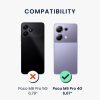 Pouzdro Kwmobile pro Poco M6 Pro, šedé, silikonové, KWM000020MJ004C