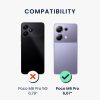 Pouzdro Kwmobile pro Poco M6 Pro, černé, silikonové, KWM000020OV001C