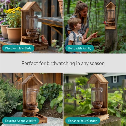 Hranitor pasari Navaris, 750 ml, 30x19x14 cm, exterior, NAV0000421S001C