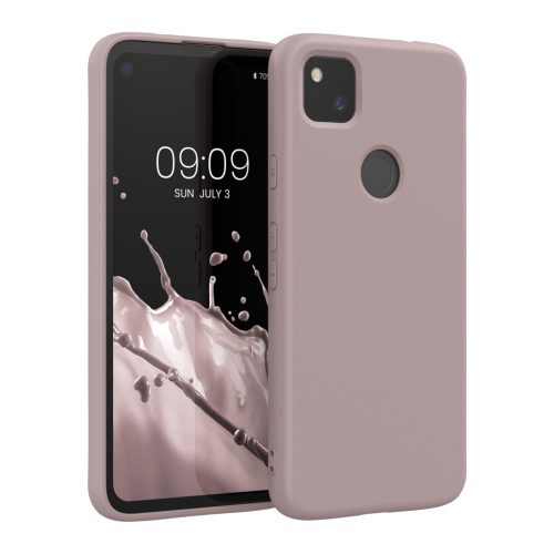 Pouzdro Kwmobile pro Google Pixel 4a, fialové, silikonové, KWM000011JE045C