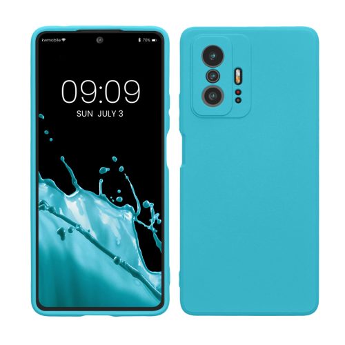 Pouzdro Kwmobile pro Xiaomi 11T/11T Pro, světle modré, silikonové, KWM000014AW050C