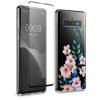 Sada pouzdra a ochranné fólie Kwmobile pro Samsung Galaxy S10, vícebarevná, silikon/tvrzené sklo, KWM000021SH001C