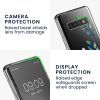 Sada pouzdra a ochranné fólie Kwmobile pro Samsung Galaxy S10, vícebarevná, silikon/tvrzené sklo, KWM000021SH001C
