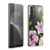 Sada pouzdra a ochranné fólie Kwmobile pro Samsung Galaxy S21, vícebarevná, silikon/tvrzené sklo, KWM000021SJ001C